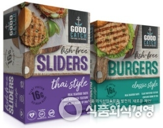 알개 성분으로 참치 맛을 낸 간편조리식품 / 자료원: goodcatchfoods.com