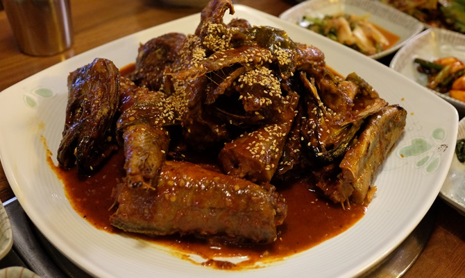권셰프식탁 대표메뉴인 '코다리찜'