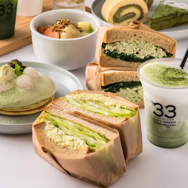 녹차 전문점 33카페그린의 다양한 제품/사진=33cafe.green