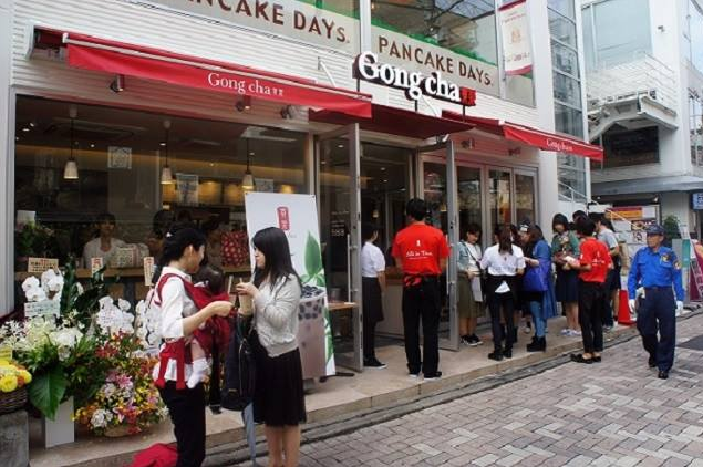 공차 일본 1호첨 '하라주쿠 오모테산도점'/사진=공차코리아