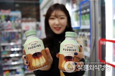 GS25가 신개념 마시는 푸딩음료 디저트 디어푸딩을 출시한다