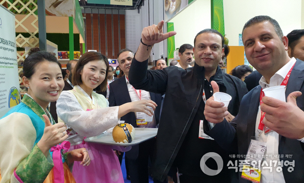 2020 두바이식품박람회 한국관 현장사진 / 사진=aT 제공