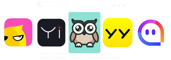 <strong>Top 5 Chinese Live Streaming Platforms</strong>