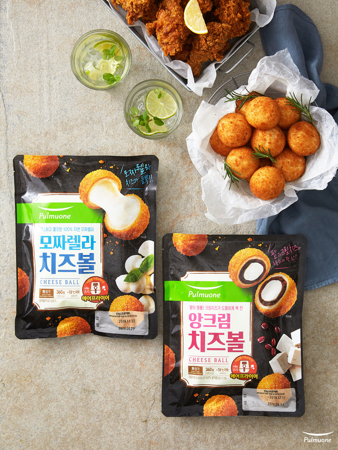 사진=‘모짜렐라 치즈볼’과 ‘앙크림 치즈볼’
