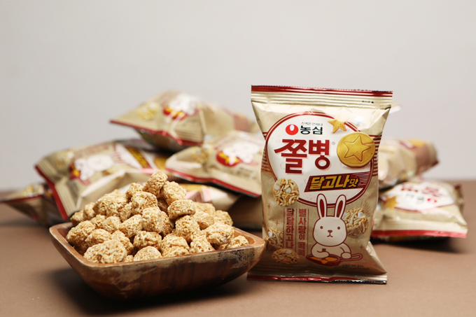 사진제공=농심 '쫄병스낵 달고나맛'