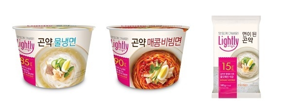 대상 청정원 라이틀리, ‘곤약면’ 3종