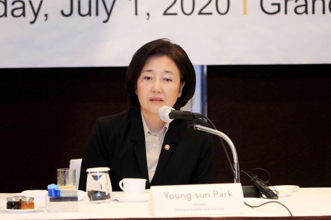 박영선 중기부 장관 / 사진제공=중기부