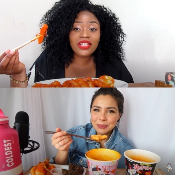 사진=유튜브 채널 Eat with Que·Veronica Wang 영상 캡쳐화면