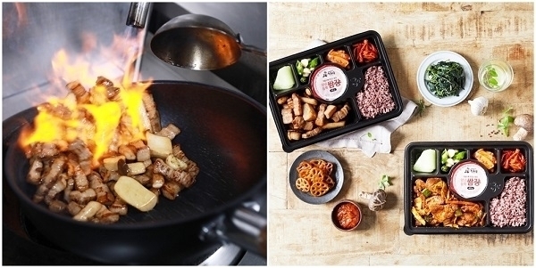 사진=불맛 나는 직화삼겹살, 직구도시락, 직갈비도시락이 대표 상품이다.