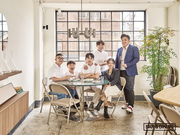 현상욱 대표, 류상현 사원, 최승연 대표, 이창한 대표, 이예슬 매니저, 남현재 대표