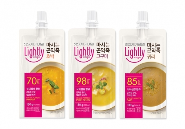 대상 청정원, 마시는 곤약죽 3종