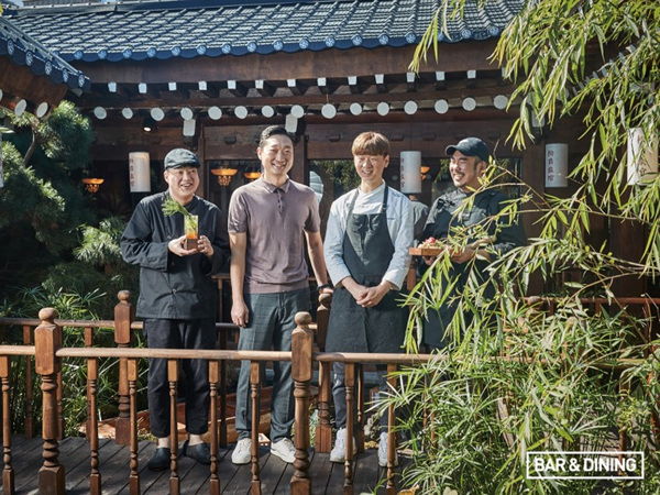 이기윤 요리사, 최덕균 대표, 김홍균 과장, 권순우 셰프