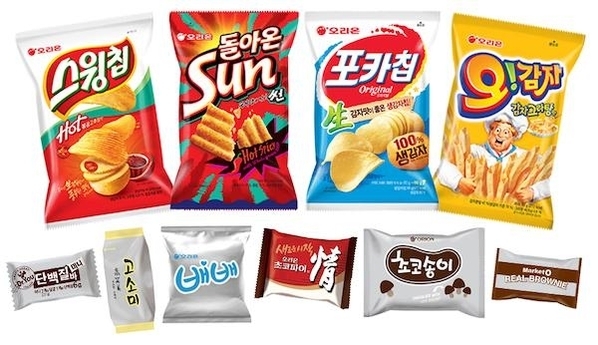 플렉소 인쇄 포장재 제품 / 사진제공=오리온