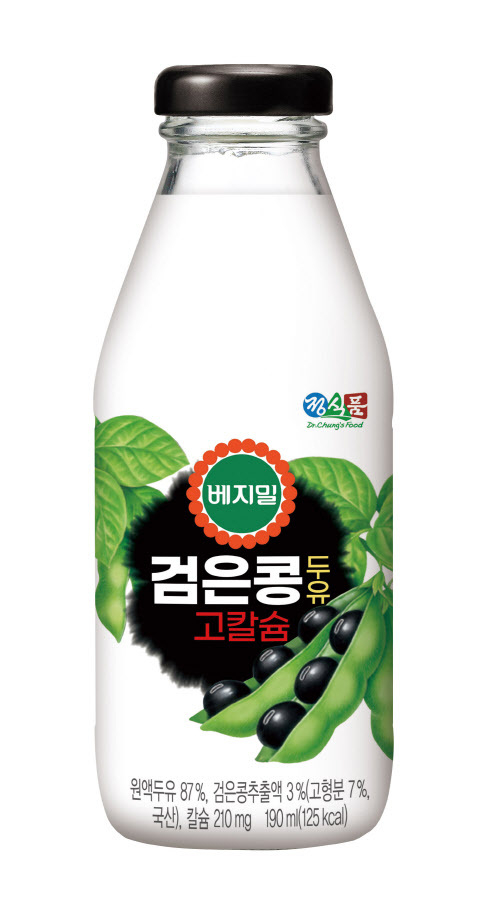친환경 라벨 적용을 적용한 베지밀 검은콩 두유 / 사진제공=정식품