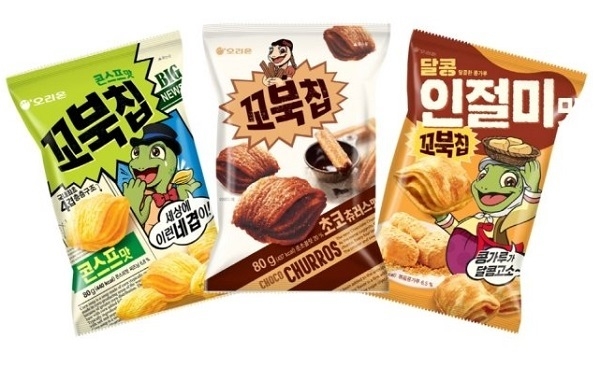 오리온 '꼬북칩' 시리즈 / 사진제공=오리온