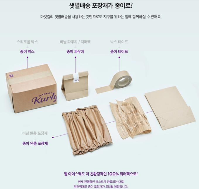 마켓컬리 홈페이지 갈무리