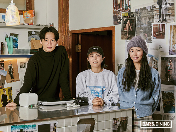 <strong>이택기 바리스타, 김민지 바리스타, 박지수 대표</strong>