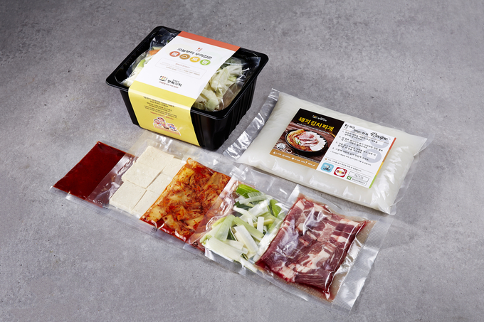 '원셰프의 행복식탁' 돼지김치찌개 밀키트 세트 구성