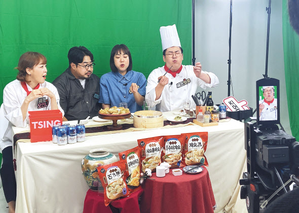 신세계푸드 올반 중화만두 라이브 방송 