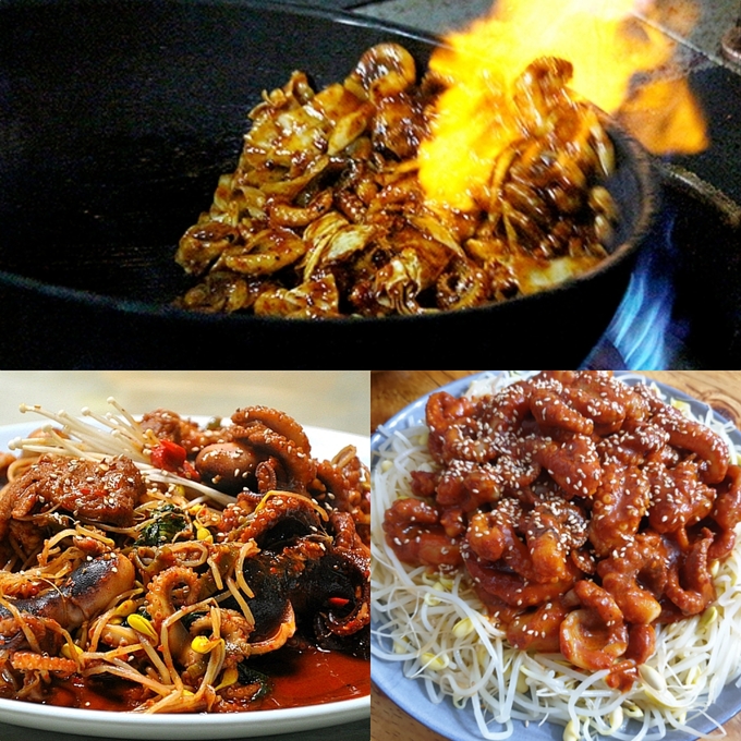 개발한 특제 양념레시피는 물론 재료를 넣는 순서부터 쭈꾸미의 점액질 제거와 연육, 쭈꾸미가 가장 맛있게 볶아지는 불조절과 조리시간도 꼼꼼히 교육한다.