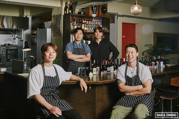 유 동민 요리사, 양희법 오너 셰프, 강준호 매니저, 오동현 요리사