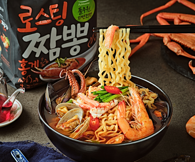 풀무원 '로스팅 짬뽕 홍게'