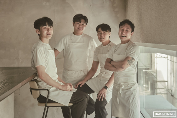 제규환 요리사, 박건우 수셰프, 조형래 요리사, 조영동 오너 셰프