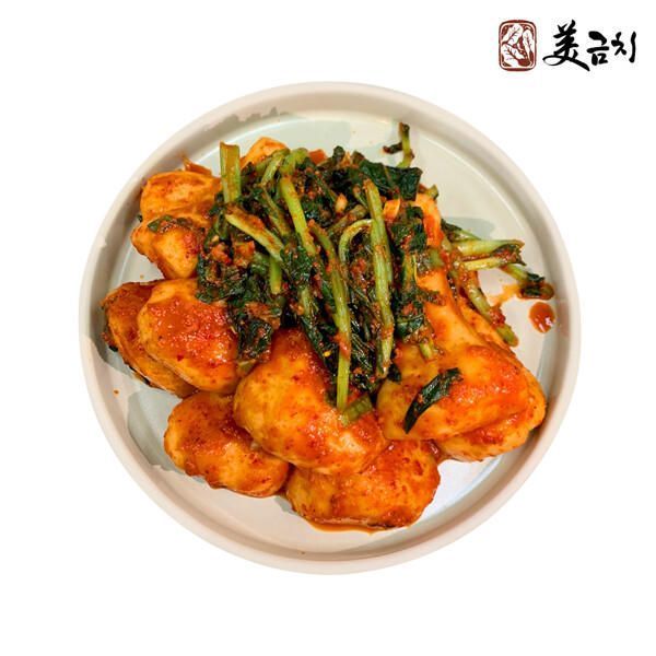 임징간 김치의 미금치 율무총각김치 / 자료제공=농림축산식품부