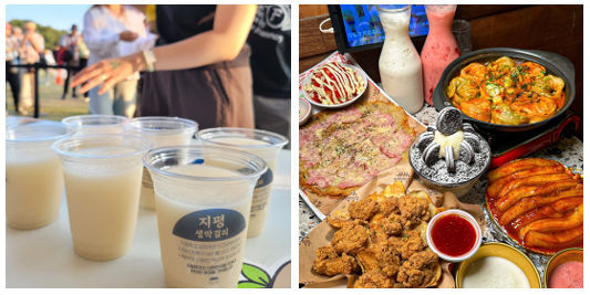 막걸리 슬러시와 살얼음막걸리 /자료제공=지평주조, 인쌩맥주