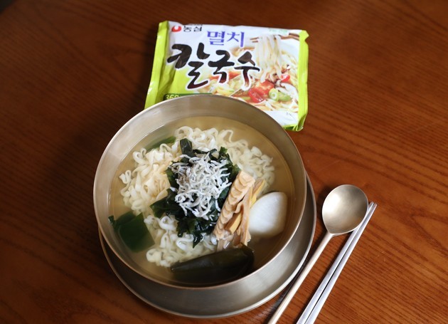 '멸치칼국수'를 활용한 특별 메뉴