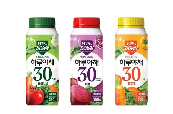이미지 자료 : hy ‘하루야채’ 신제품 3종