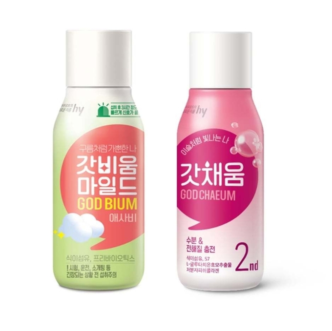 건강과 맛을 모두 챙긴 'hy, 갓비움 마일드 애사비&갓채움' (사진: hy)