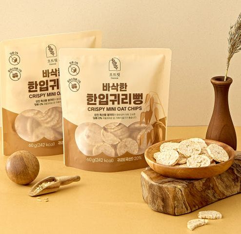 강진 쌀귀리가 함유된 한입귀리빵.