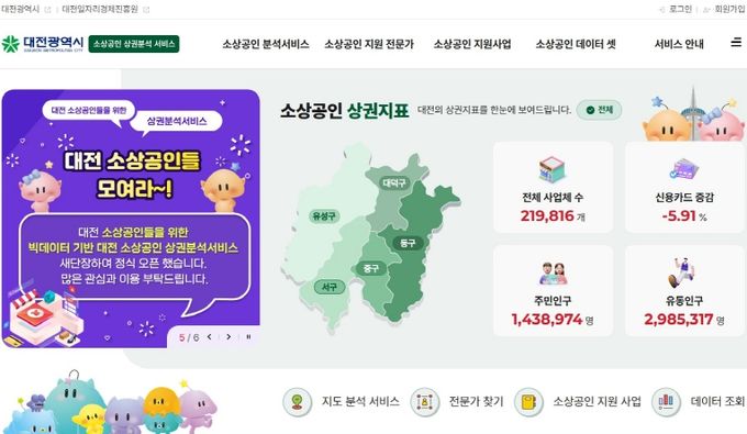 소상공인 상권분석 서비스