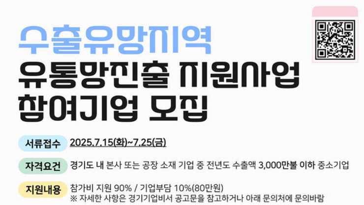 경기도, 수출기업 100개사에 온·오프라인 유통망 진출 지원