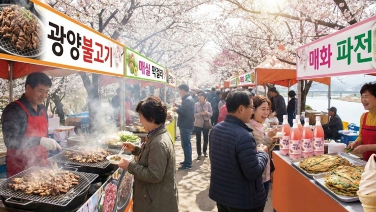 제25회 광양매화축제, 음식판매 참여자 모집