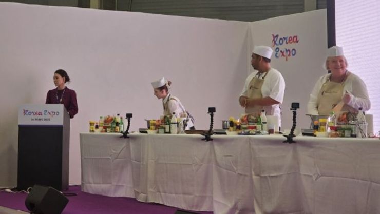 세계 셰프들, ‘한국의 장’ 주제 요리경연 예선 열기 후끈