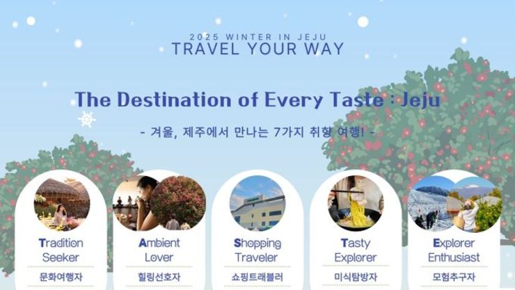 제주관광공사, 2025년 놓치지 말아야 할 ‘겨울’ 제주 관광 발표