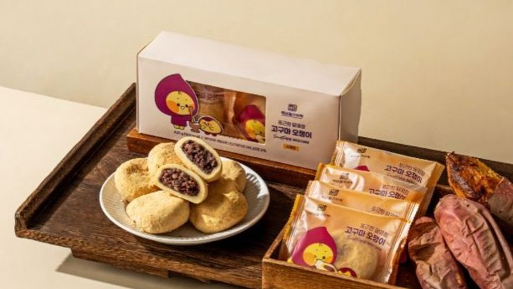 [로컬푸드] 달콤한 고구마소가 듬뿍! '해남고구마' 활용, 지역 대표 프리미엄 떡 출시