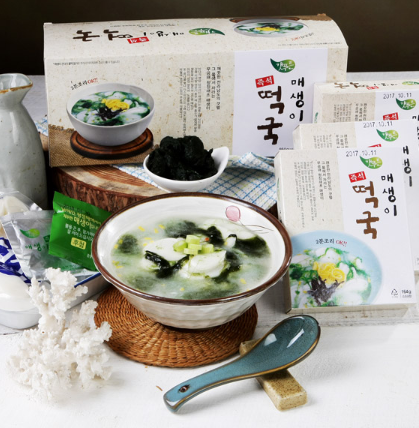 추석선물로 제격인 갯푸른 전라도 매생이 떡국