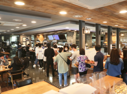 지난 10월 10일 천안시 빵빵데이 모습