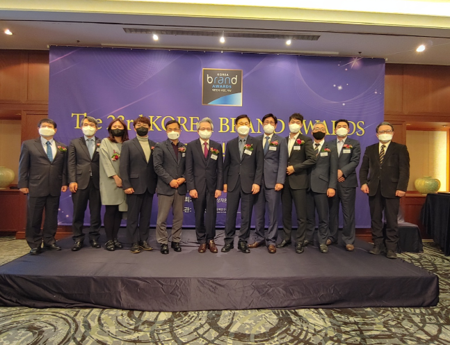 산업부 주최 2021년 대한민국브랜드대상 수상