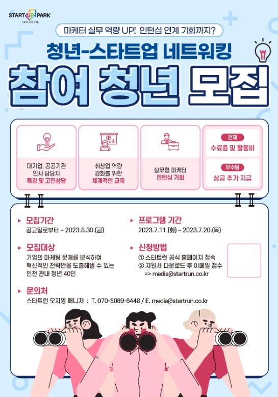 청년-스타트업 네트워킹 프로그램 참여 청년 모집