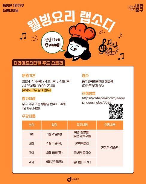 웰빙요리 랩소디 카드뉴스