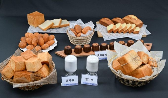 기술원 개발 바로미2를 활용한 제과제빵 4종