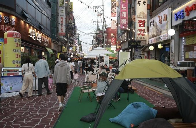 지난해 관악구 신사맛슐랭 전경